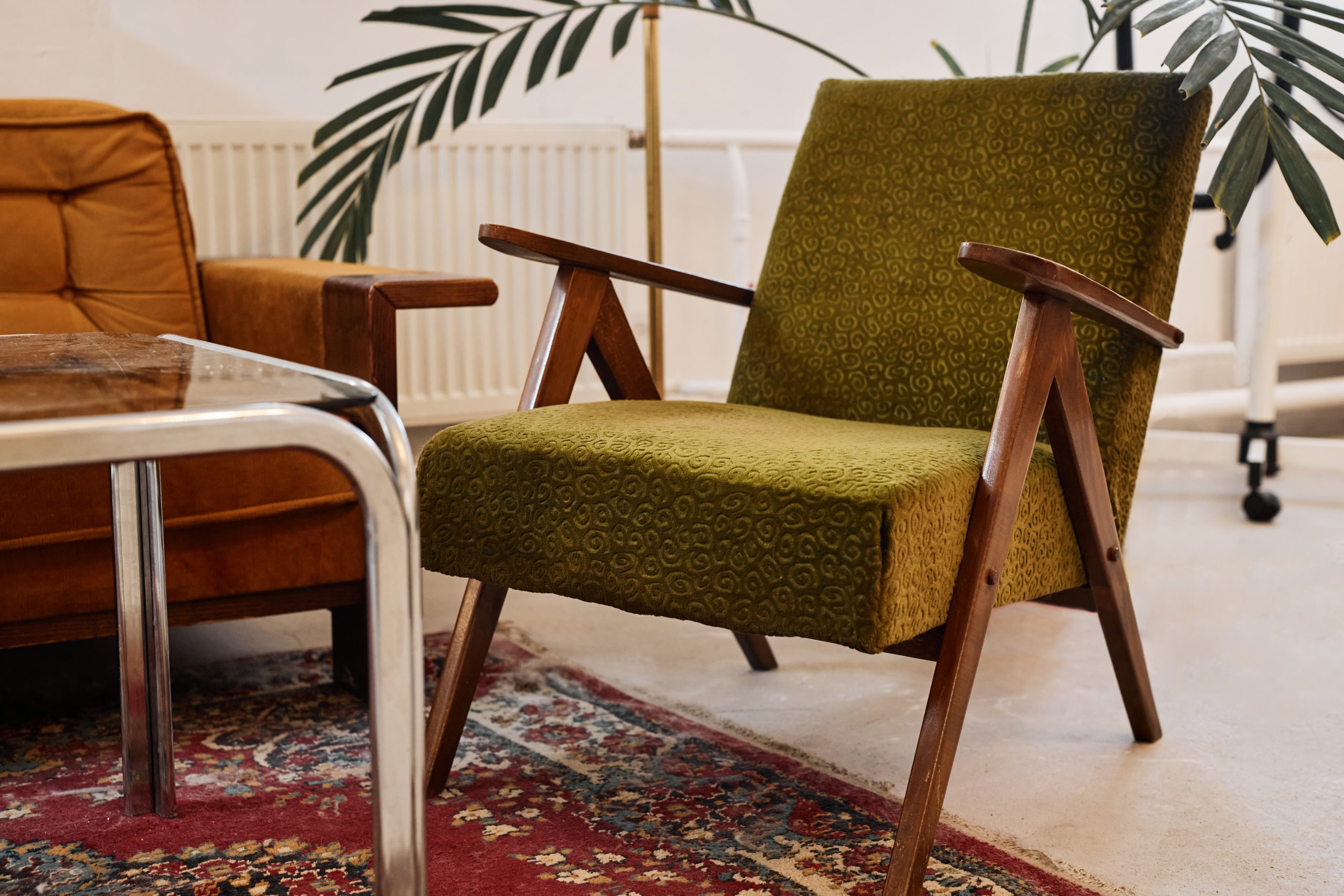 Retro Chair in Lobby